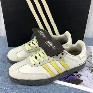 🍵💗💗Adidas x Wales Bonner Samba Cream/ Yellow